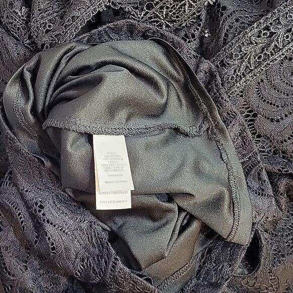 BISSOU BISSOU LACE ROUNDNECK LINE SLEEVELESS DRESS - Picture 15 of 15